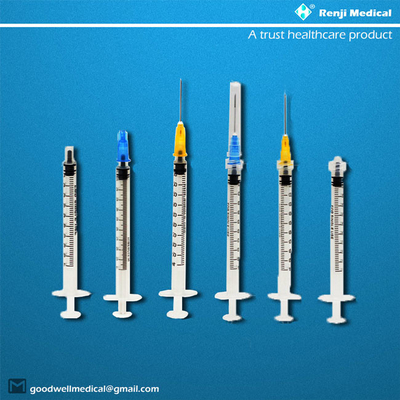 Шприц потребляемых веществ CE/ISO устранимый медицинский с томом иглы 1ml