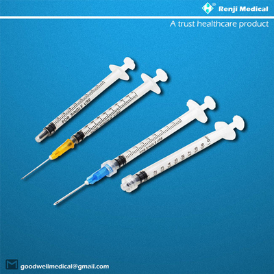Шприц потребляемых веществ CE/ISO устранимый медицинский с томом иглы 1ml