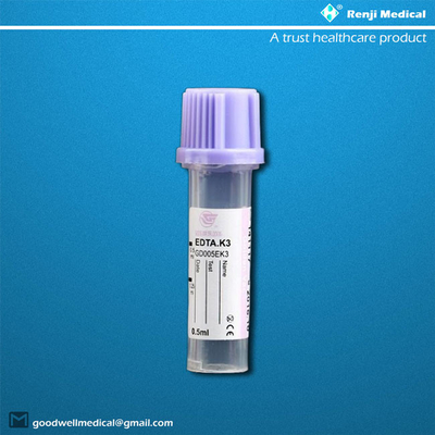 Трубка 0.25ml/0.5ml собрания крови PP микро- для newborn младенцев