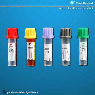 Трубка 0.25ml/0.5ml собрания крови PP микро- для newborn младенцев
