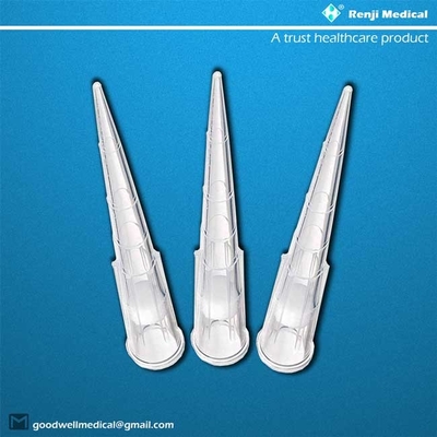 Прозрачные всеобщие подсказки пипетки совместимые с 1000ul Pipettors