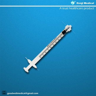 Простерилизованные устранимые медицинские потребляемые вещества, шприц 1ml класса III с иглой