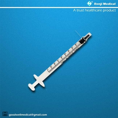 Простерилизованные устранимые медицинские потребляемые вещества, шприц 1ml класса III с иглой