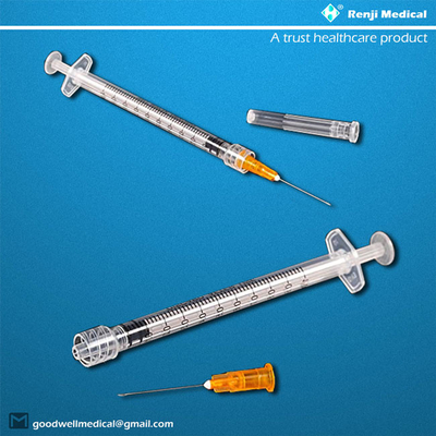 Потребляемые вещества Renji устранимые медицинские, 1ml PP смещают шприцы подсказки