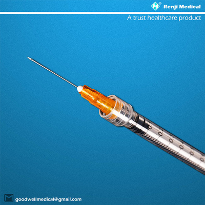 Потребляемые вещества MSDS устранимые медицинские, шприц замка 25G 1ml Luer с иглой
